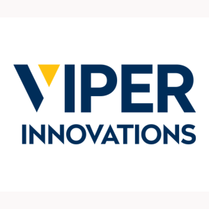 Viper Innovations logo with the company name in blue and yellow text.
