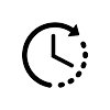 Clock showing approximately 9:00