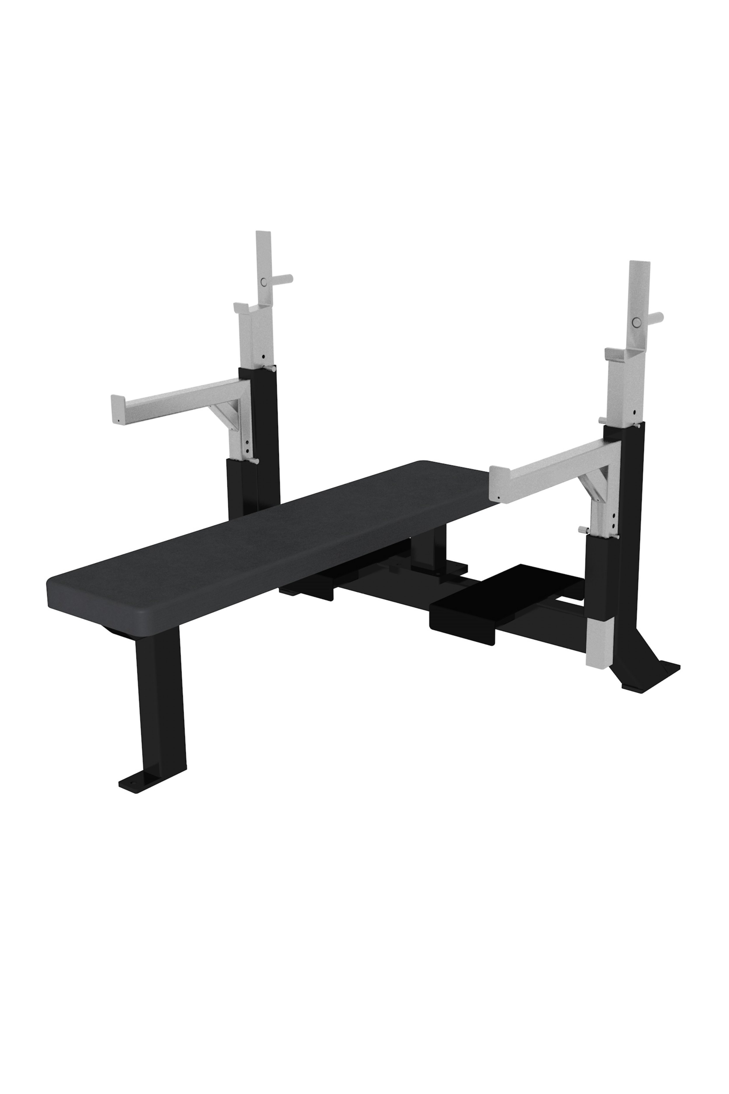 Bench Press with safety bars