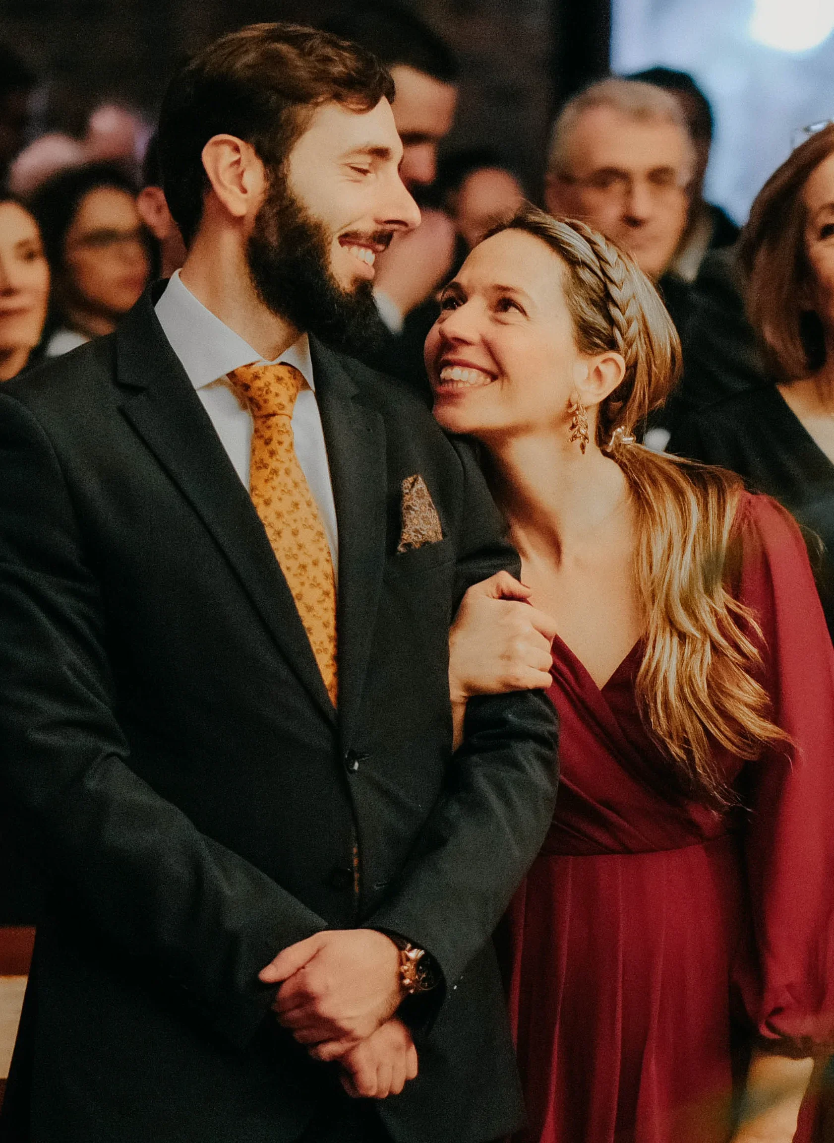 mirada invitados boda santo domingo