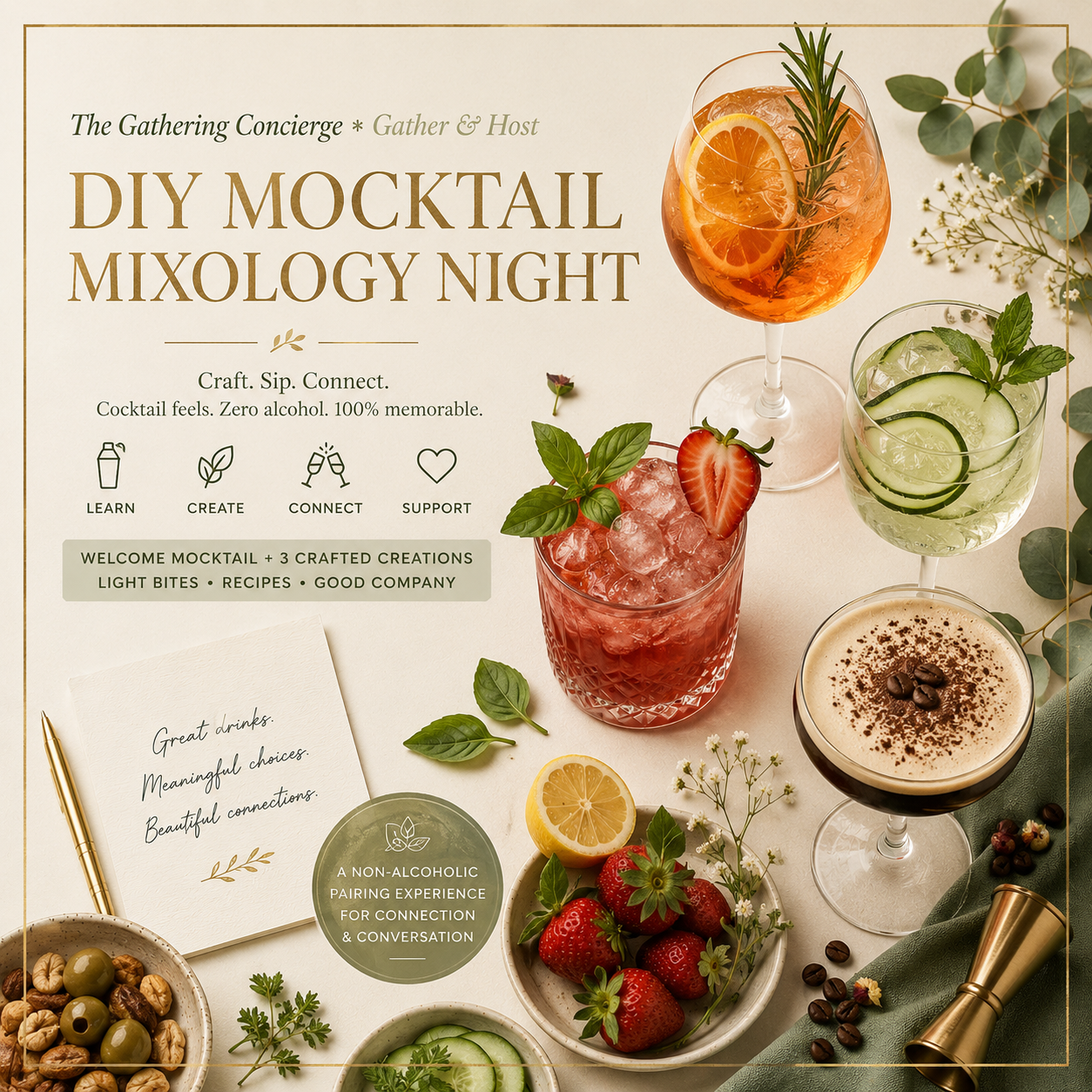 DIY Mocktail Mixology Night