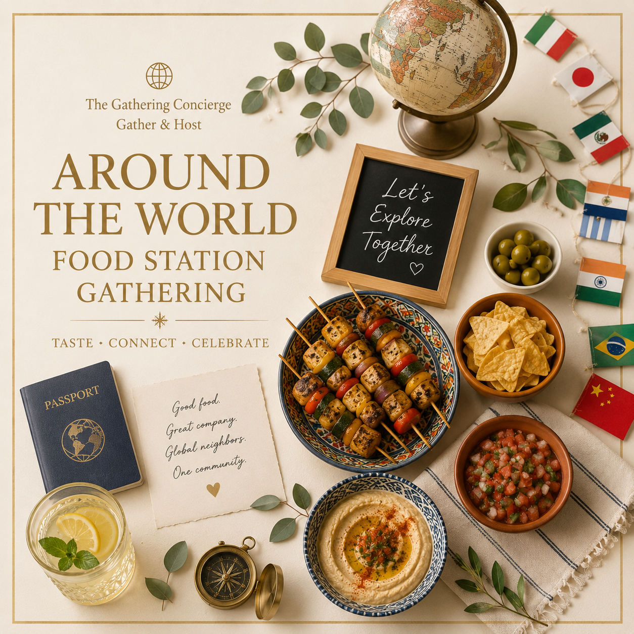 Around the World Food Station