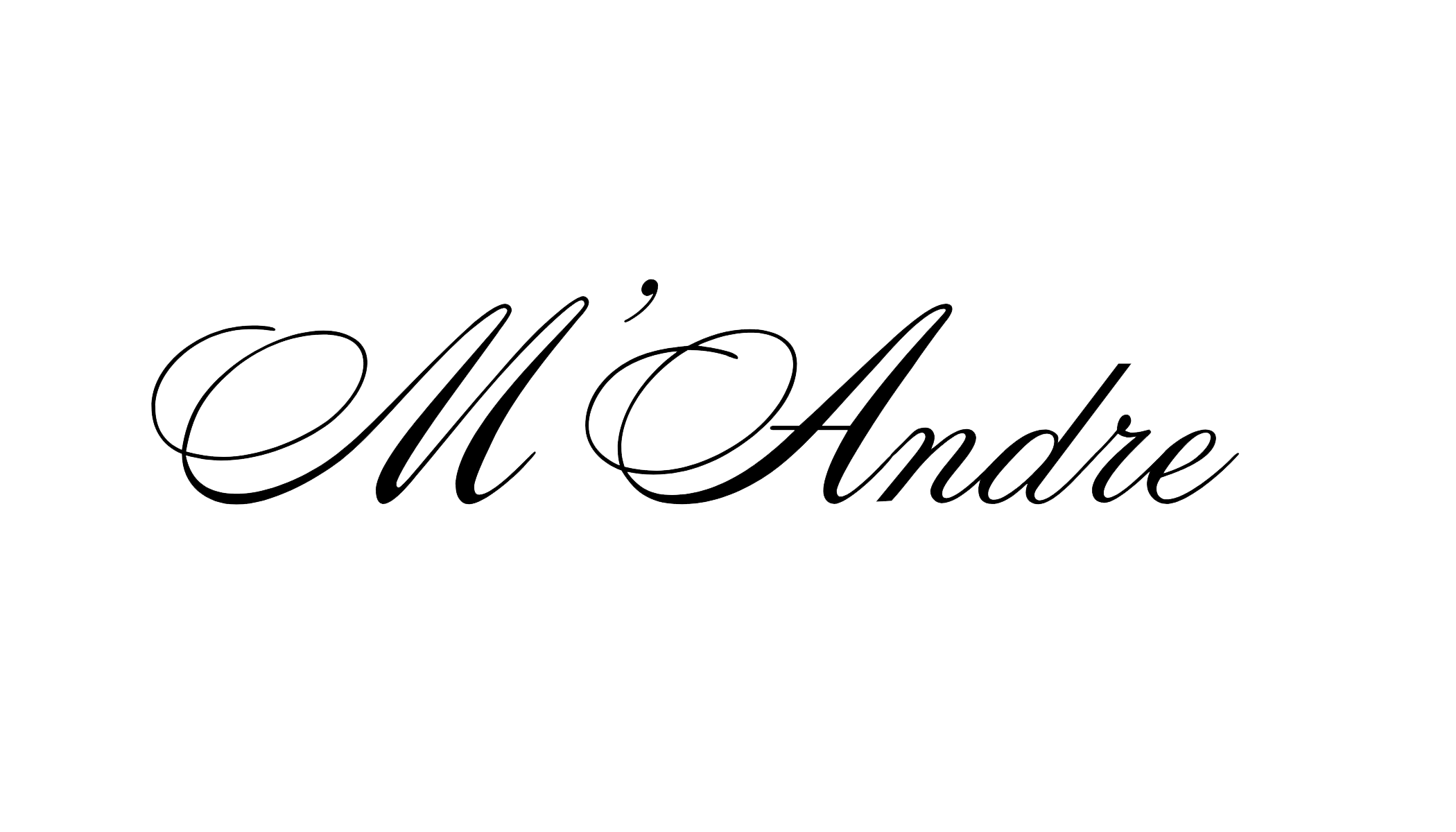 Text that reads "Omi's Handmade" in a stylish cursive font on a black background.