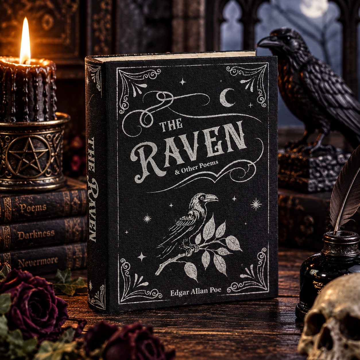 The Raven Book Shaped Storage Box
