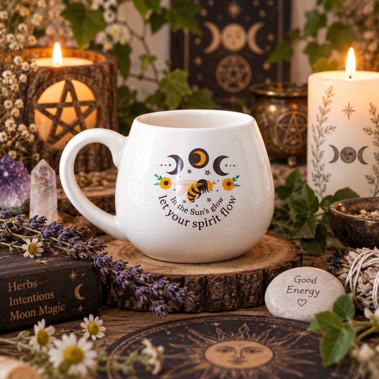 Let Your Spirit Flow Rounded Mug