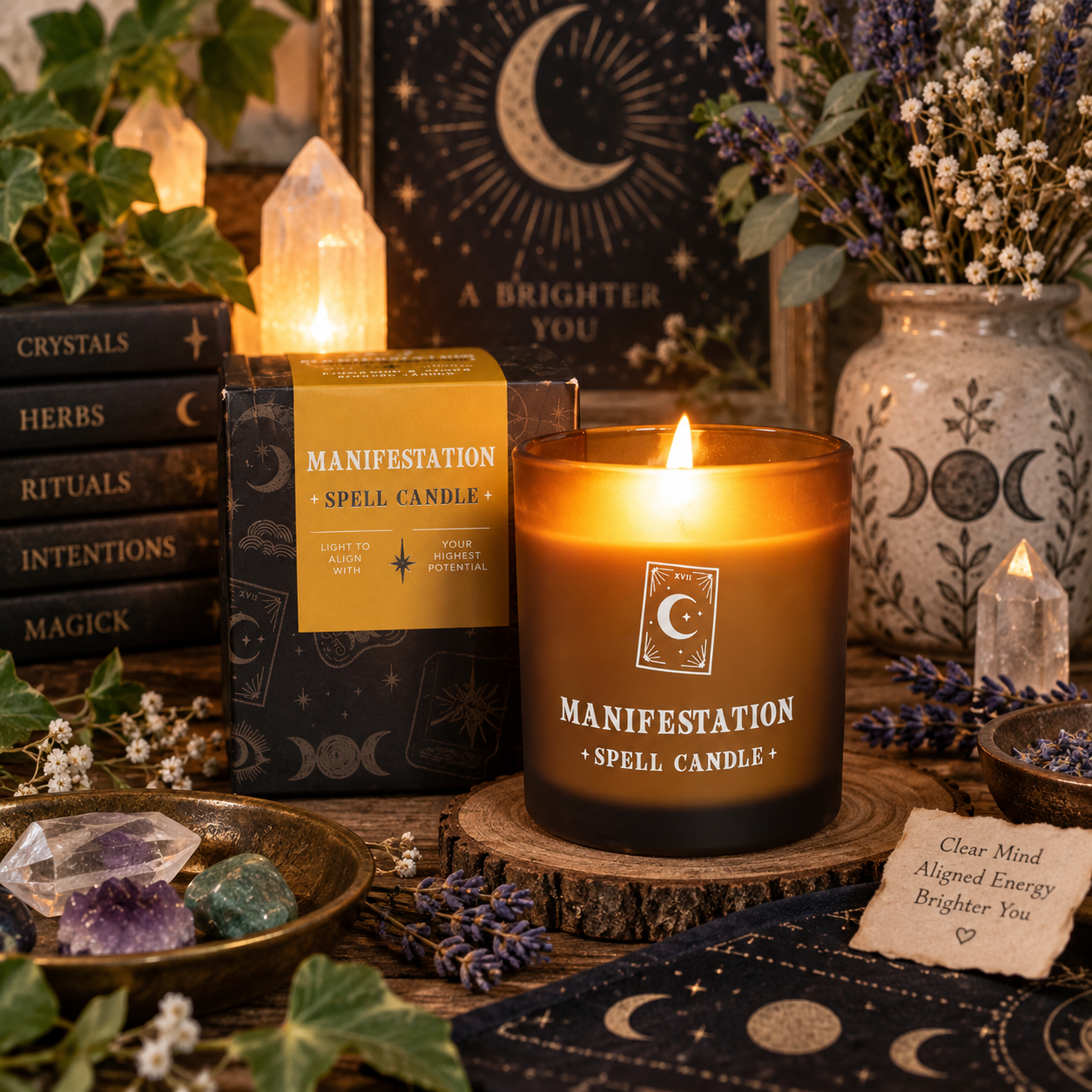 Manifestation Cinnamon & Clove Scented Candle