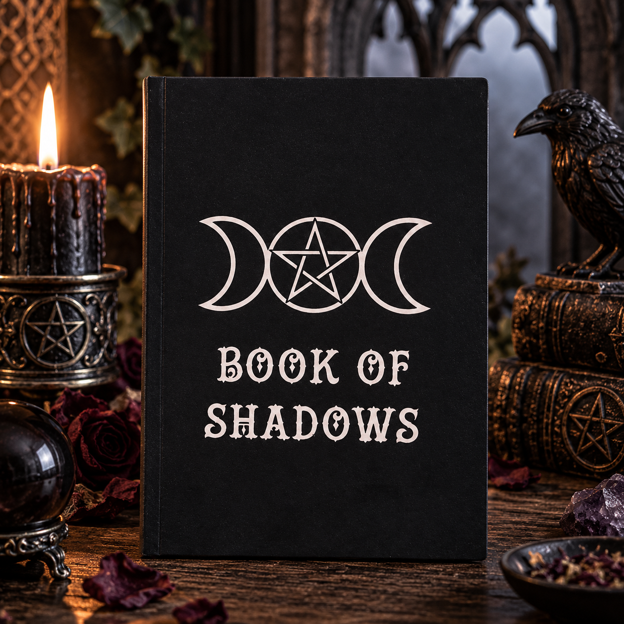 Book of Shadows Velvet A5 Notebook