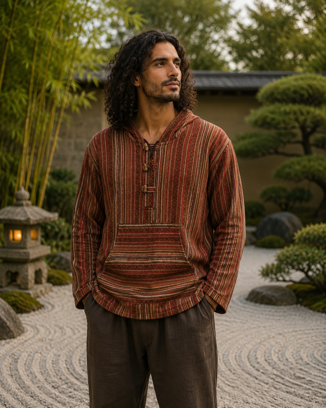 Brushed Cotton Gheri Hoodie Medium