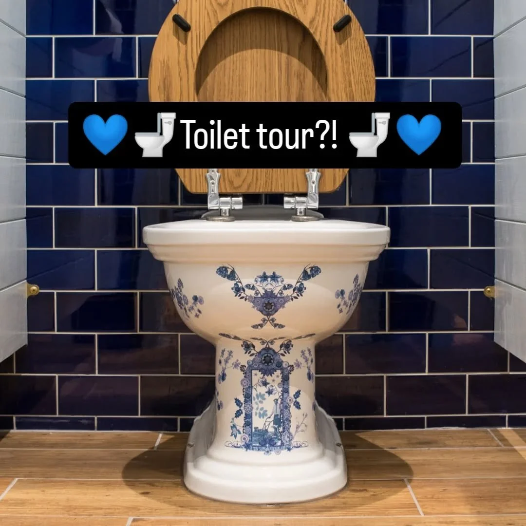 ⭐THE WRONG END OF THE STICK⭐...

Anyone who knows me, knows I'm slightly obsessed with toilets...it's a good leveller, we all need and should have a right to one but I also believe toilets should be beautiful.. 💙💙💙 

So for #janeswalk2026 there is