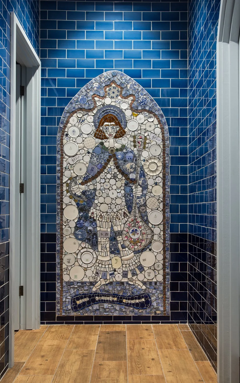 Cistern Chapel - Minstrel detail