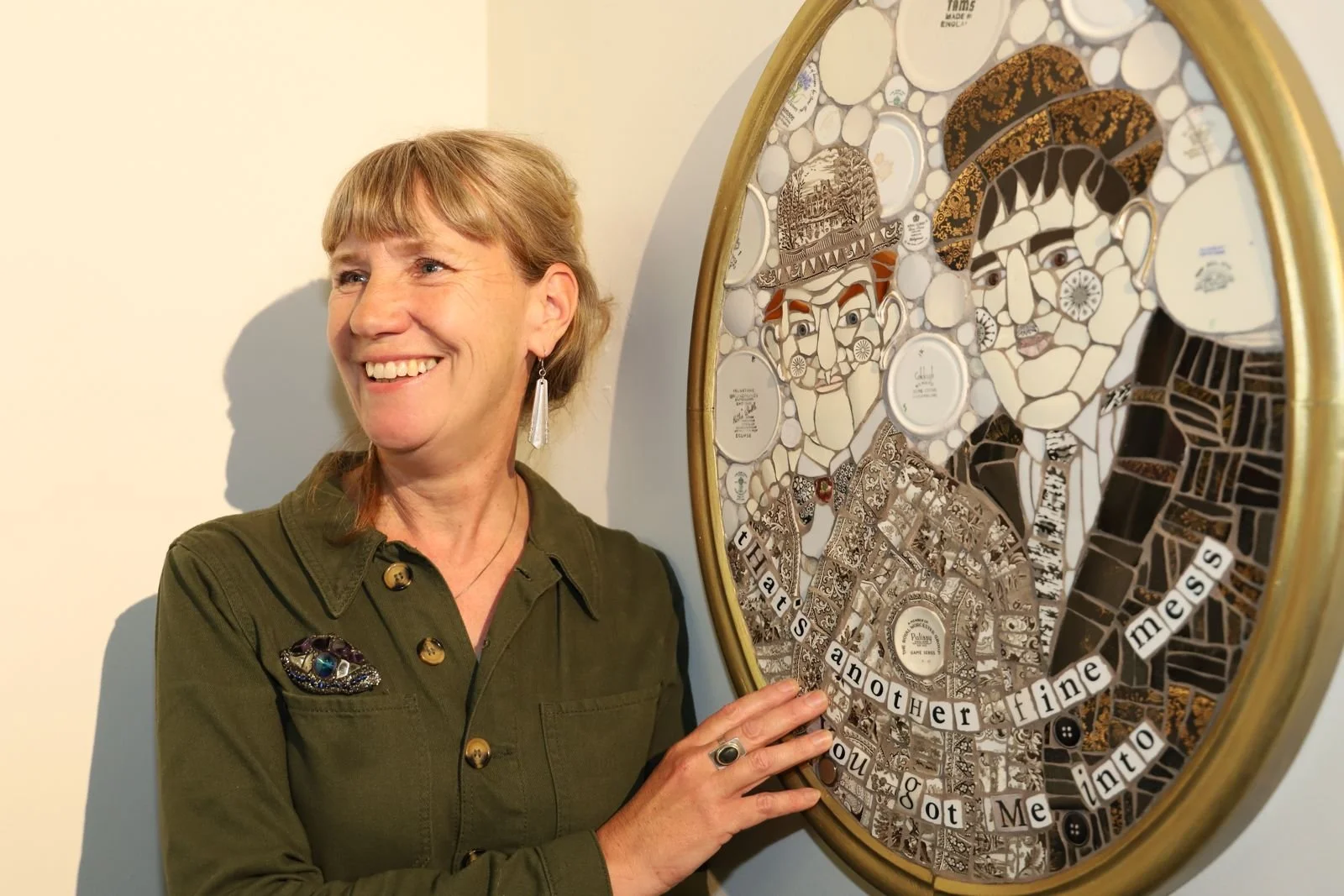 Anne with Laurel & Hardy
