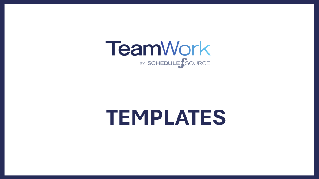 Manager Templates