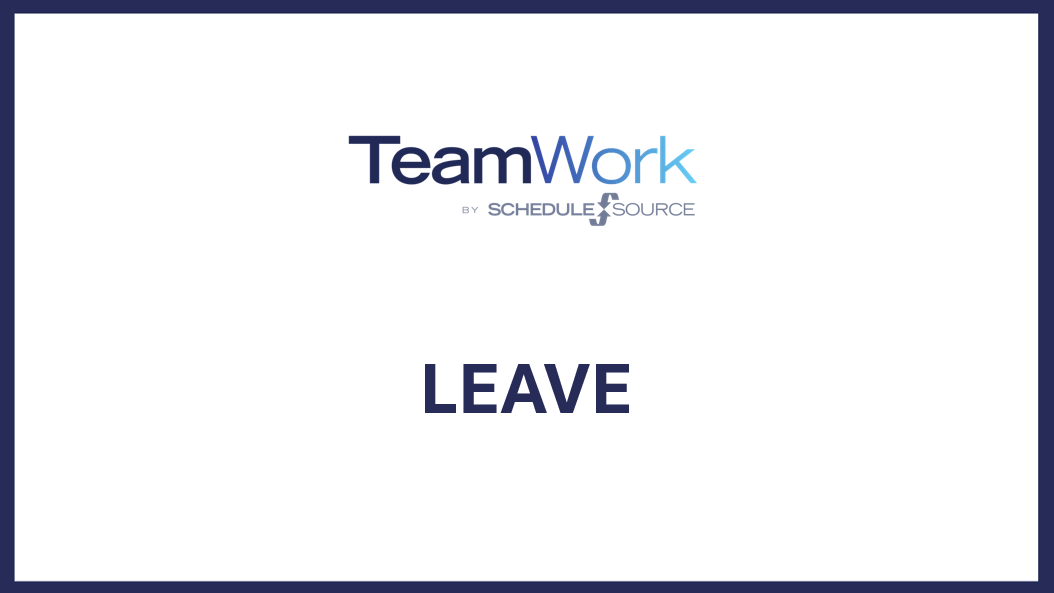 Manager Leave