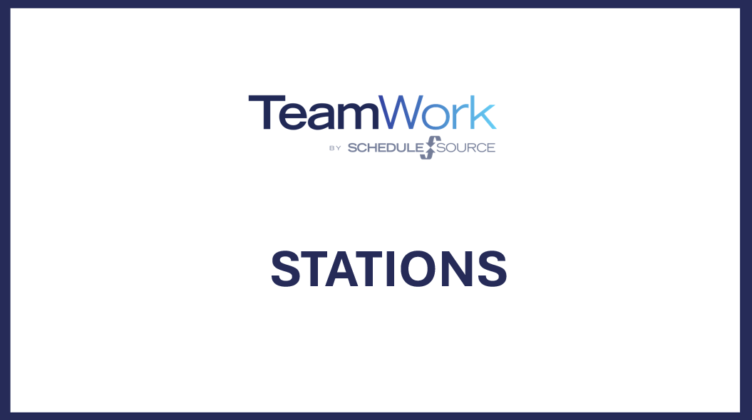 Manager Stations