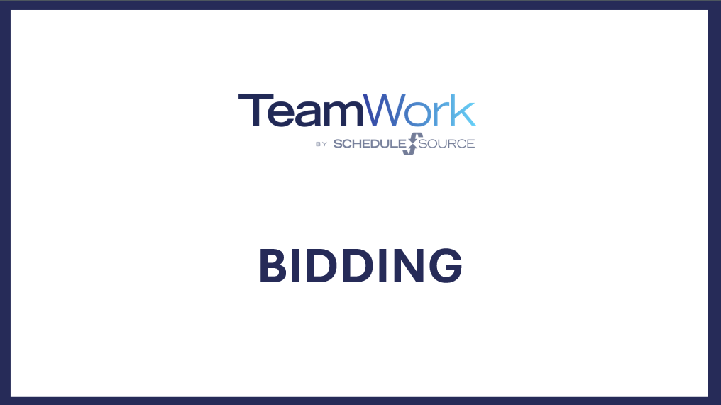 Manager Bidding