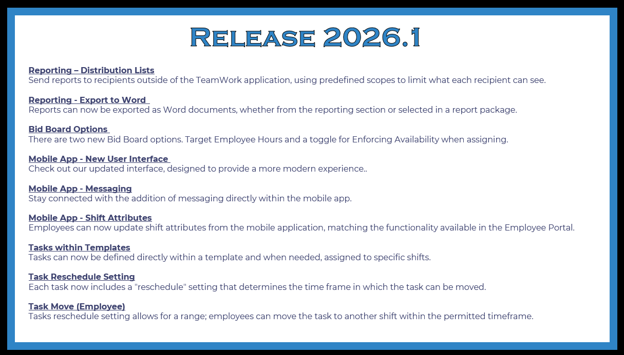 TeamWork Release 2026.1