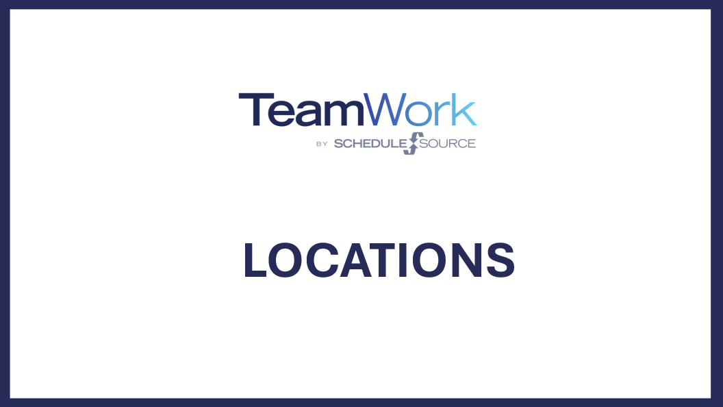 Manager Locations