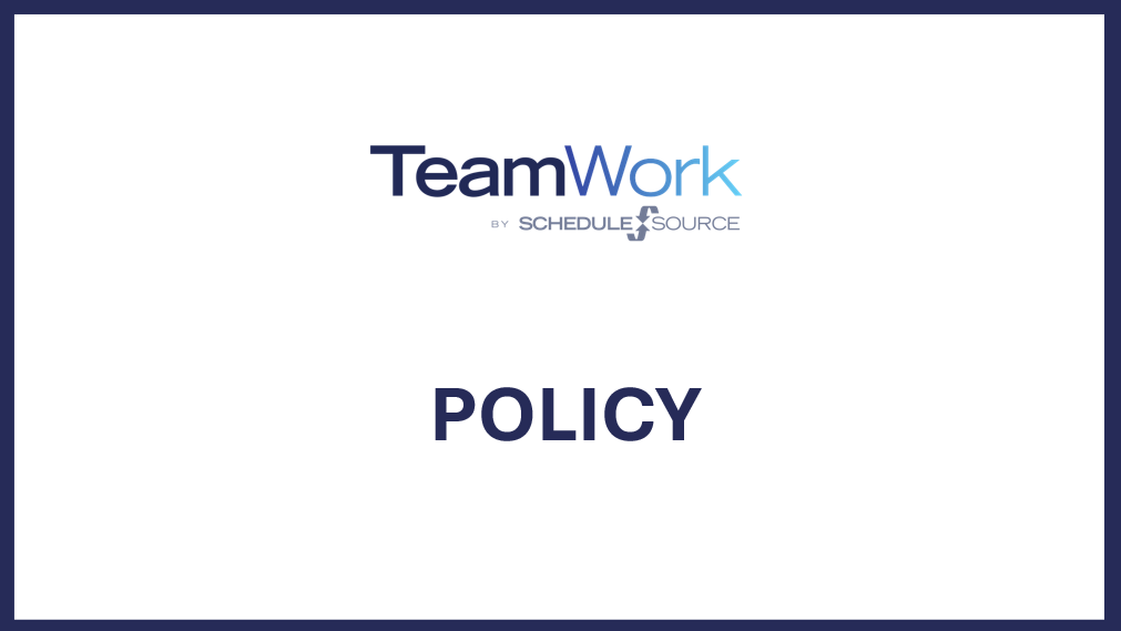 Manager Policy