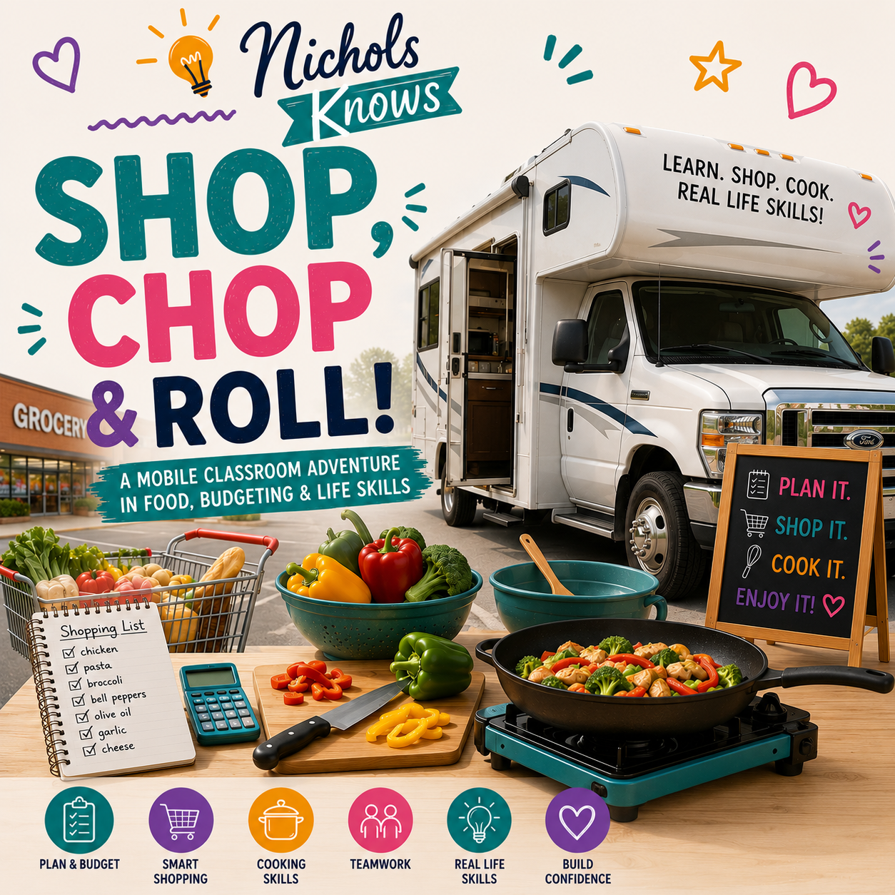 Nichols Knows: Shop, Chop & Roll!
