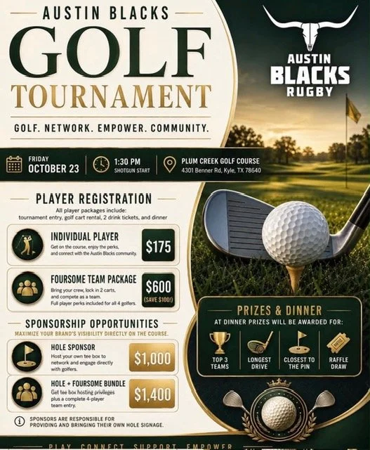 2026 Austin Blacks Rugby Golf Tournament