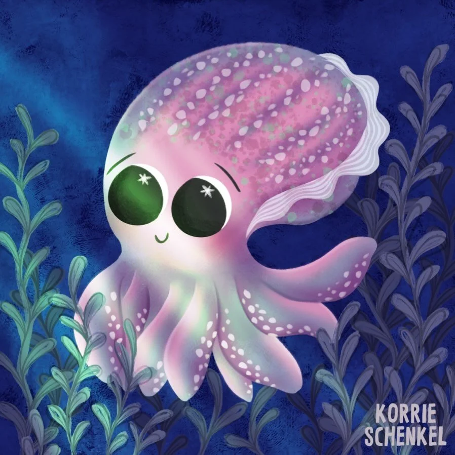 JIMJAM | Hide and squidge

This is Jimjam. The main character in a sweet story about making friends written by the multi talented @zoe_tucker_design for ICB a @makeartthatsells course! Can&rsquo;t wait to dive deeper into the character development.