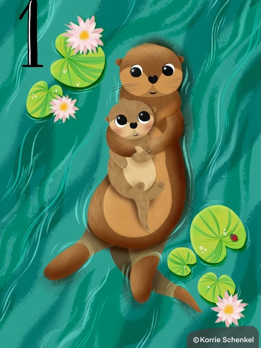 OTTERS | HOW MANY BABIES CAN YOU COUNT?

There are some sketches that live in your sketchbook for years. These are usually the ones that give you the most satisfaction when you&rsquo;re finally able to illustrate it as was your intention! These otter