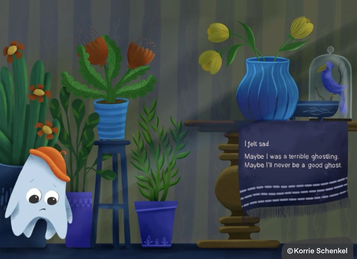 KIDLIT-THE GIGGLING GHOST-FULL PAGE SPREAD