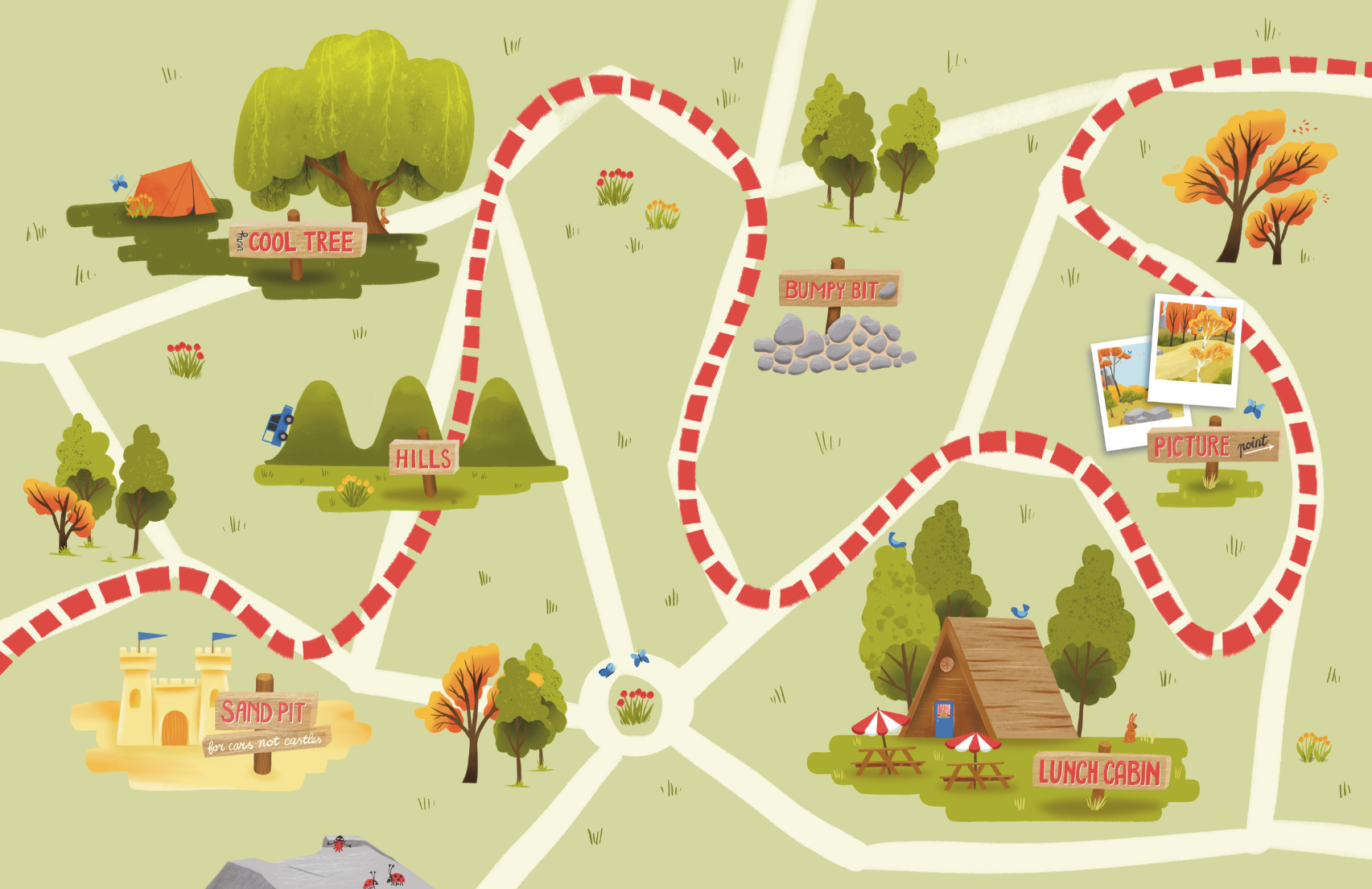 MAP SEBASTIAN'S BIG BRAVE RIDE