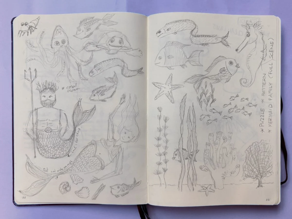 underwater sketches
