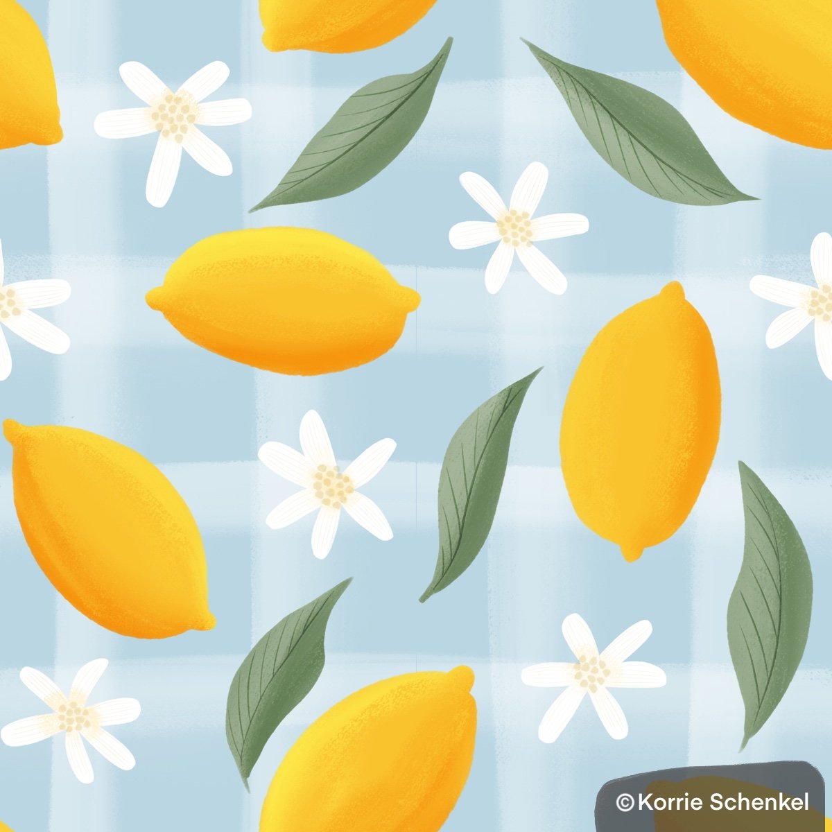 citrus-gingham