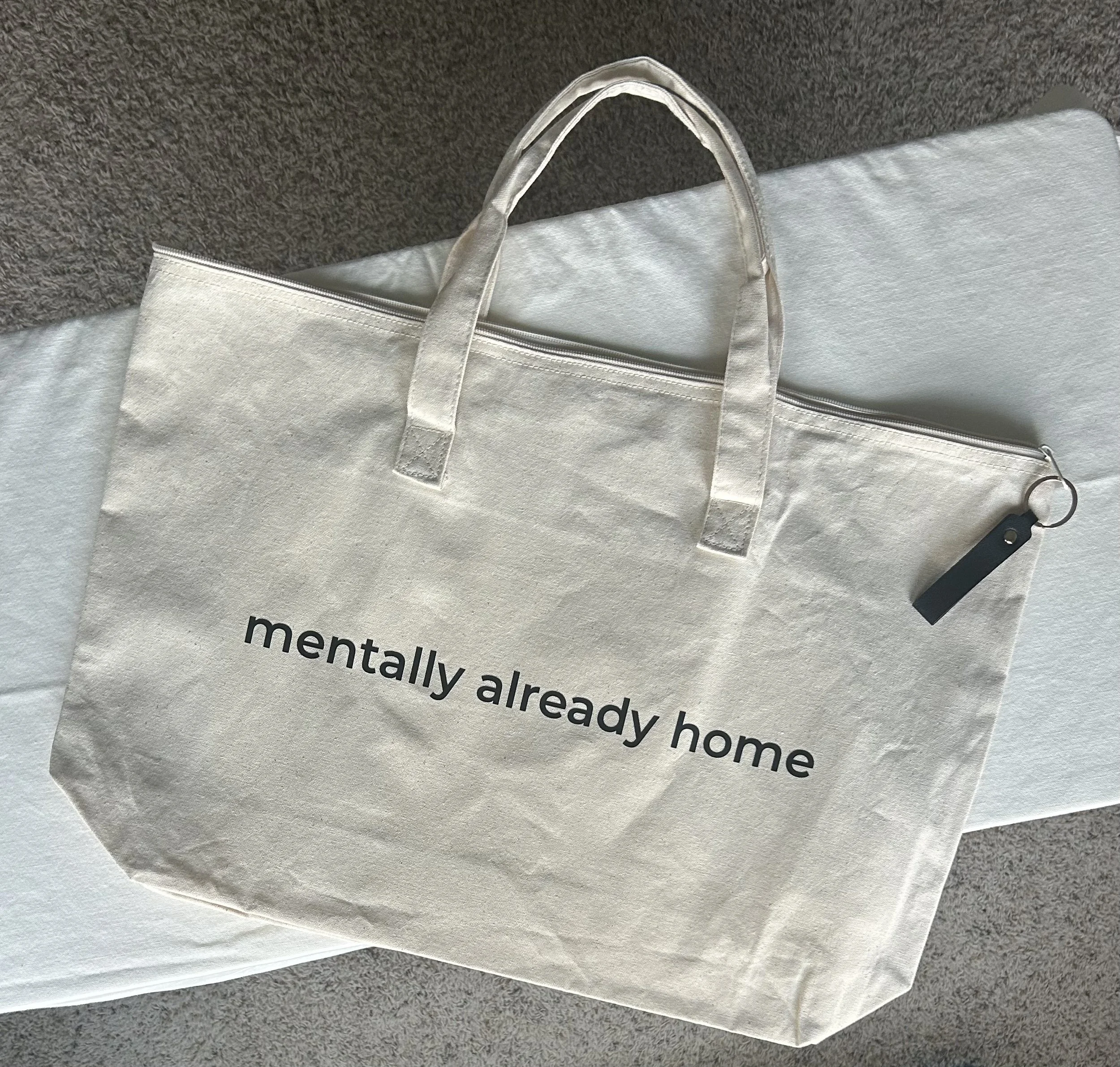 mentally already home — Premium Tote