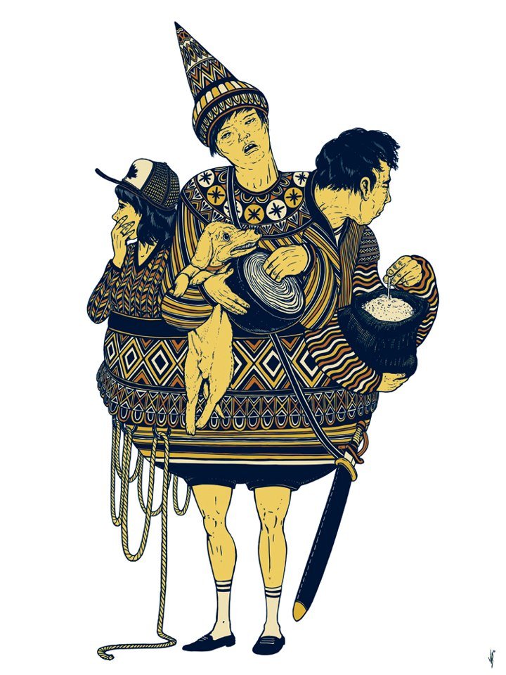 Achat - screenprint, 18x24, 2014 
