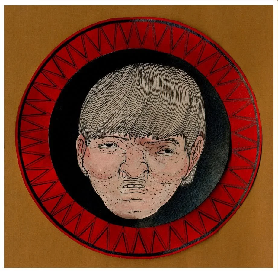 Fucker 2 - ink & watercolor, 2012