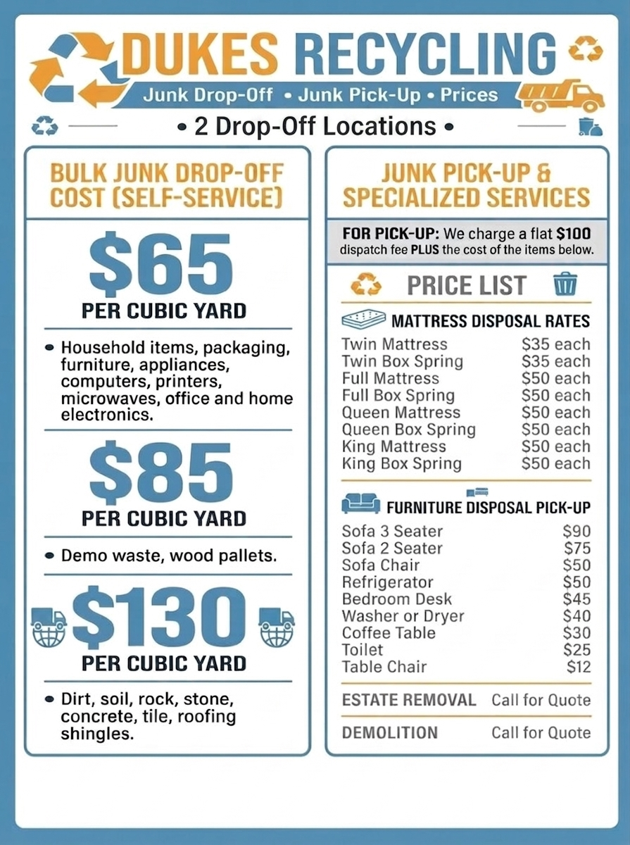 Call for junk removal