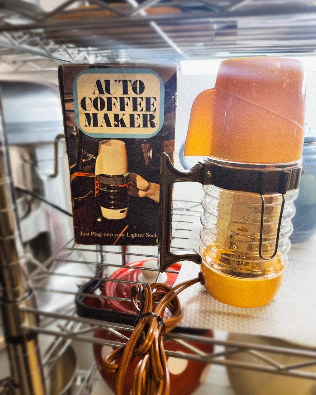 Before the drive-thru, there was the Auto Coffee Maker &mdash; "just plug into your lighter socket." A 1970s road-trip miracle in amber plastic, and proof they really don't make them like they used to. ⁠
⁠
⁠This week's edition of Friday fro