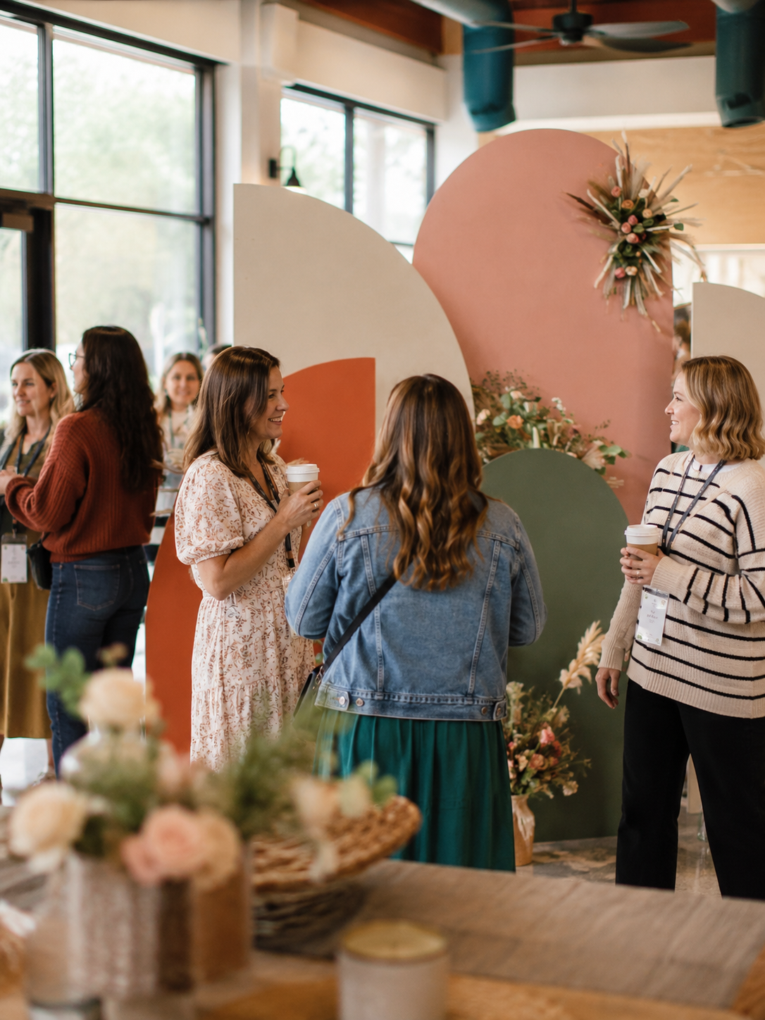 Photo Booth & Environmental Design for Oak Hills Church Women's Conference 2024