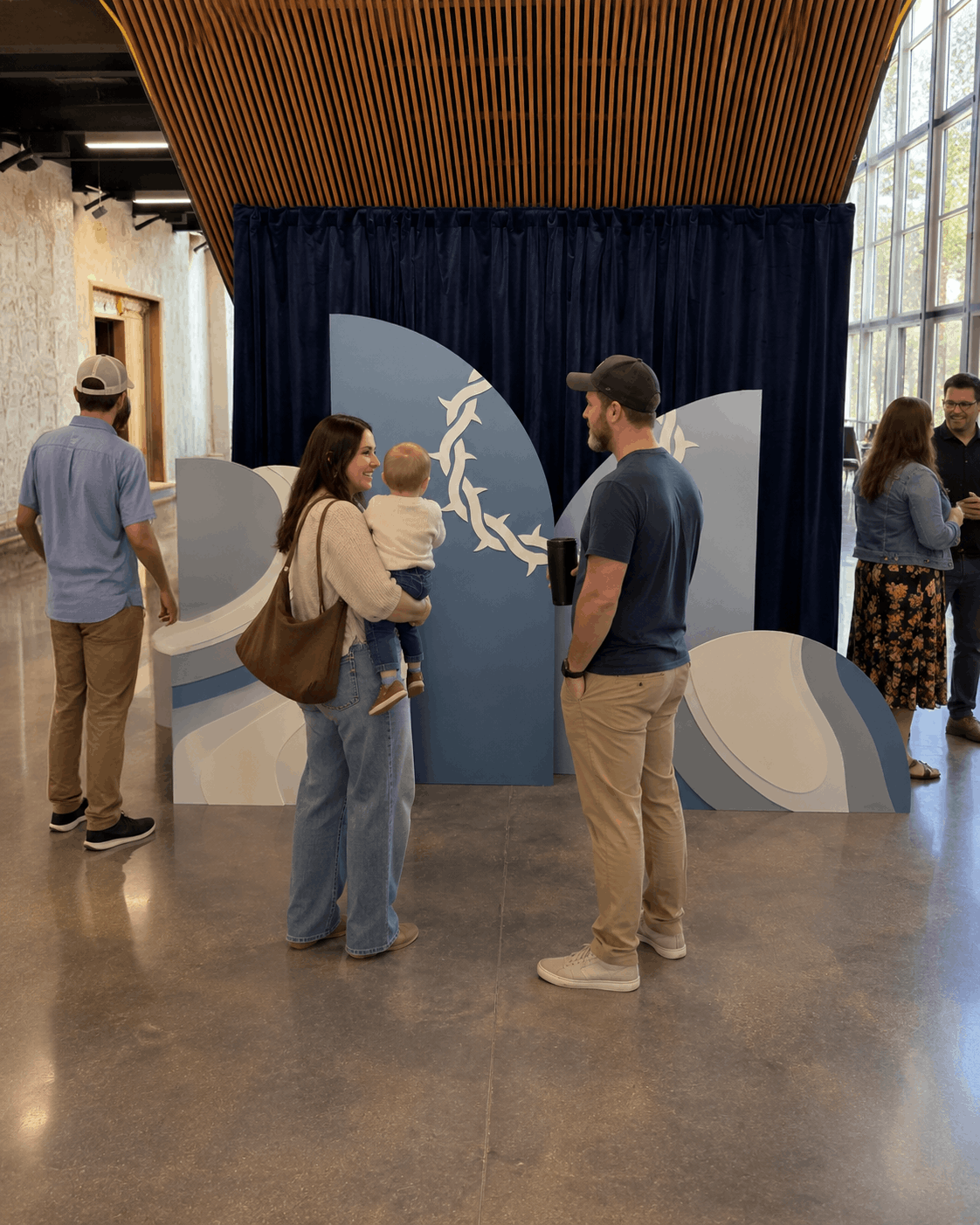 Photo Booth & Environmental Design for Oak Hills Church Easter Sunday 2025