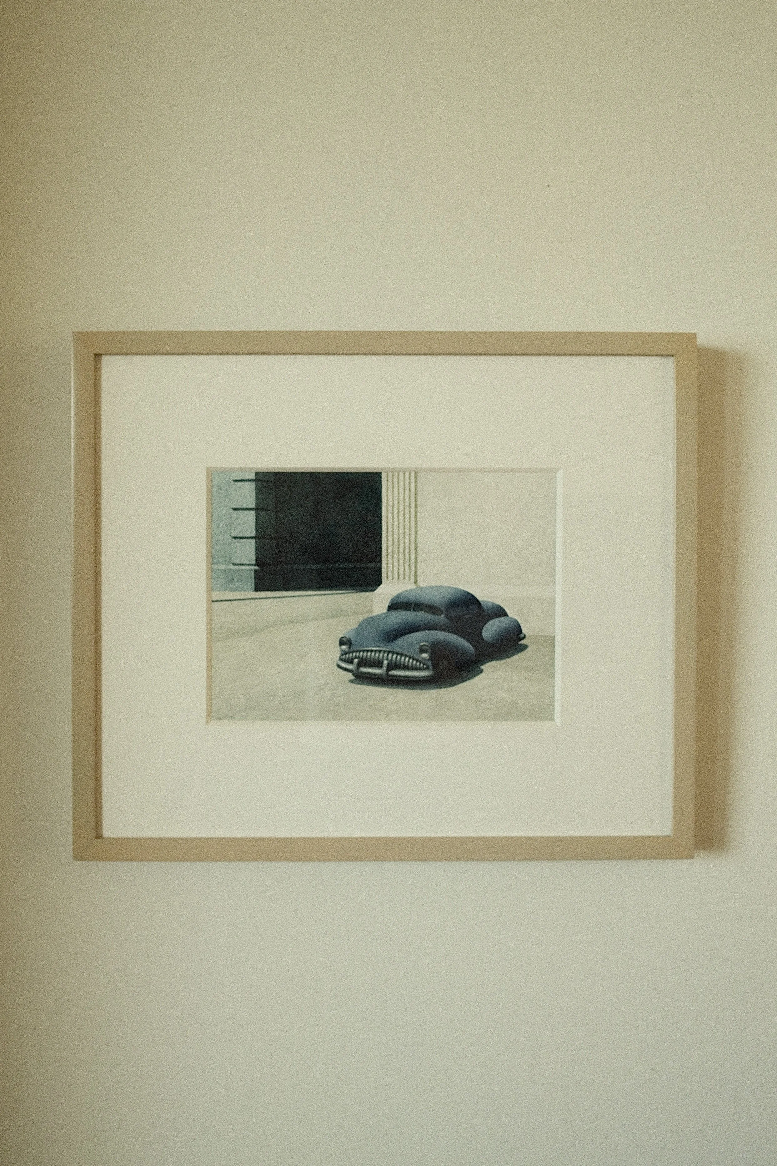 Michael Chapman — Retro-Futurist Blue Sedan
