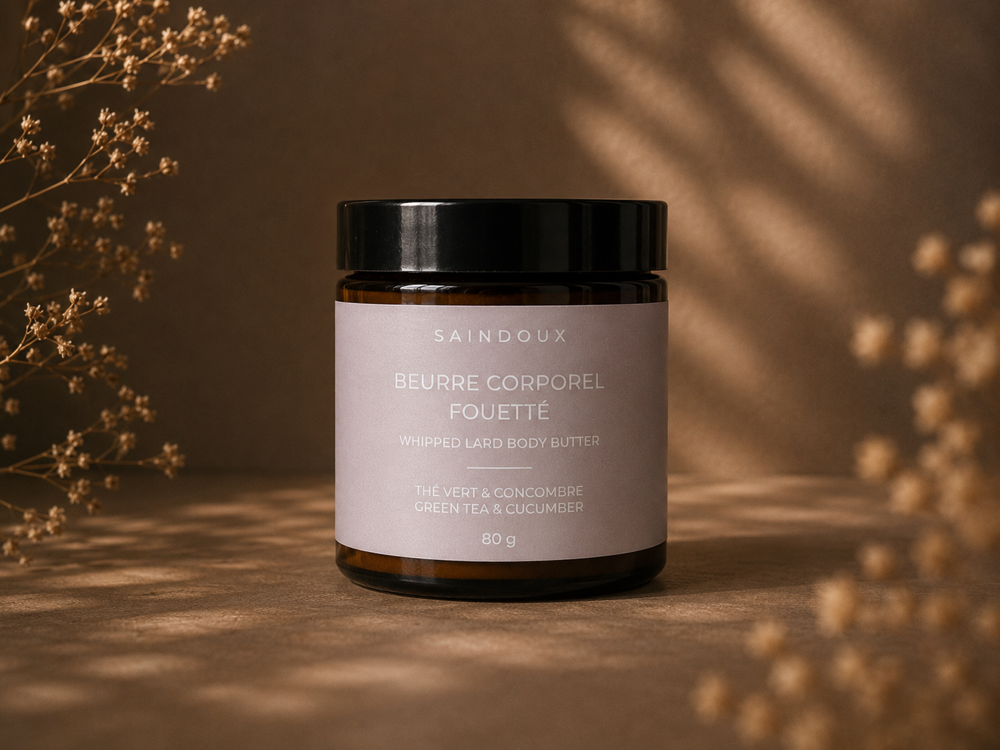 Beurre corporel fouetté - Thé Vert & Concombre