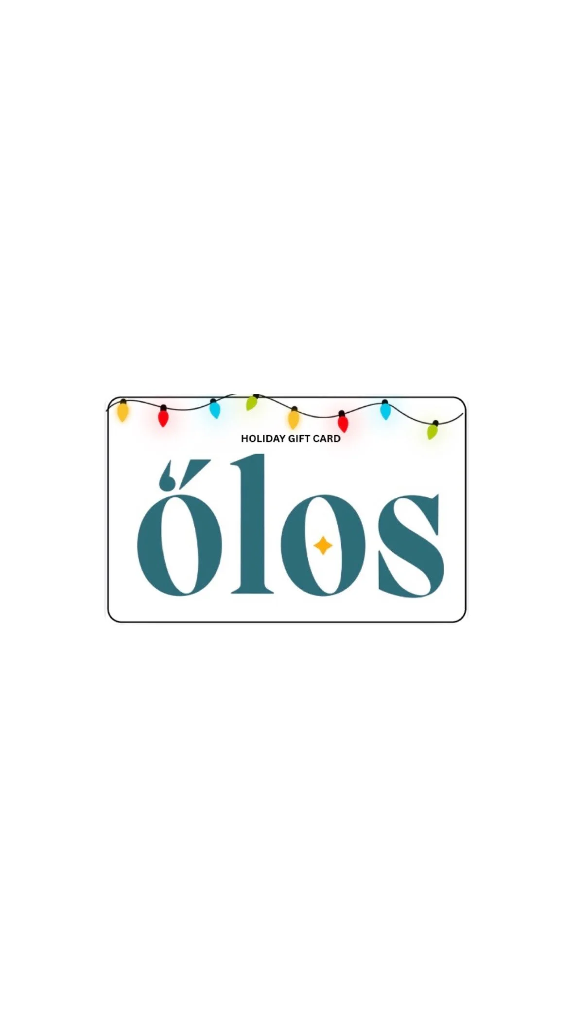 Holiday Gift Card