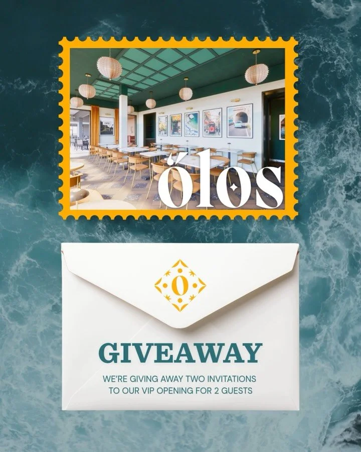 Don&rsquo;t miss your chance to WIN ! We&rsquo;re giving two people a first look at OLOS before it opens to anyone else.

Want to score a table at our pre-opening event? This is your chance to win 4 invites. Here&rsquo;s how to enter:
1. Like this po