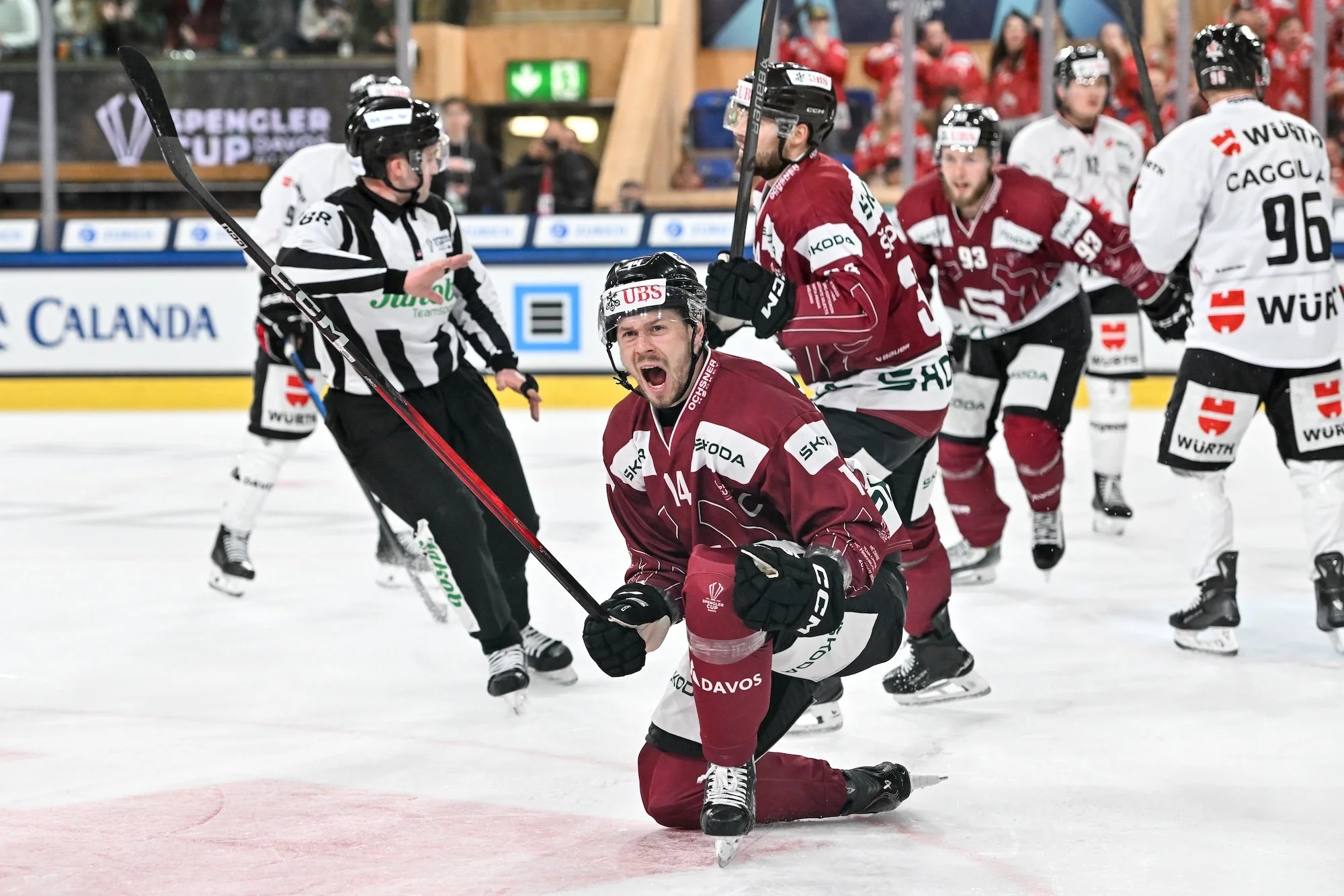  Filip Chlapík celebrates after scoring a goal 