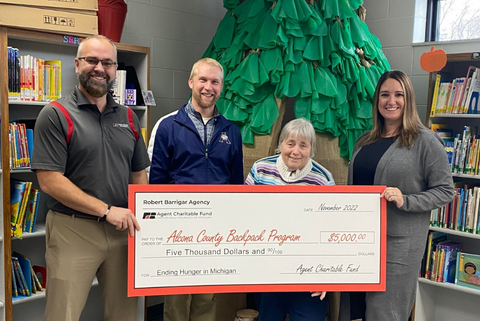 Agent Charitable Fund Awards Grant to Alcona Public Schools