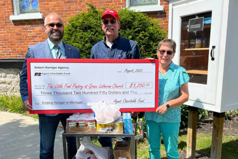 Agent Charitable Fund Awards Grant to Grace Lutheran Church