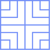 Illustrative blue icon