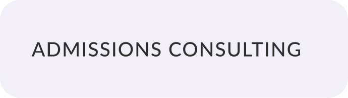 Text reading 'Admissions Consulting' on a light-colored background.