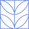 Illustrative blue icon