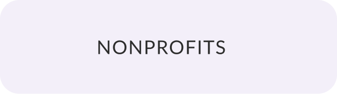 Text reading 'Nonprofits' on a light-colored background.