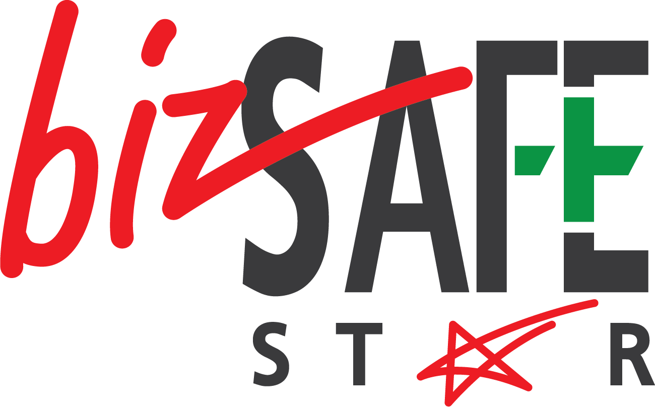 Graphic design with the words 'bizarre' in black, 'STAR' in gray, and 'STOP' in black, with red and green accents and scribbles.