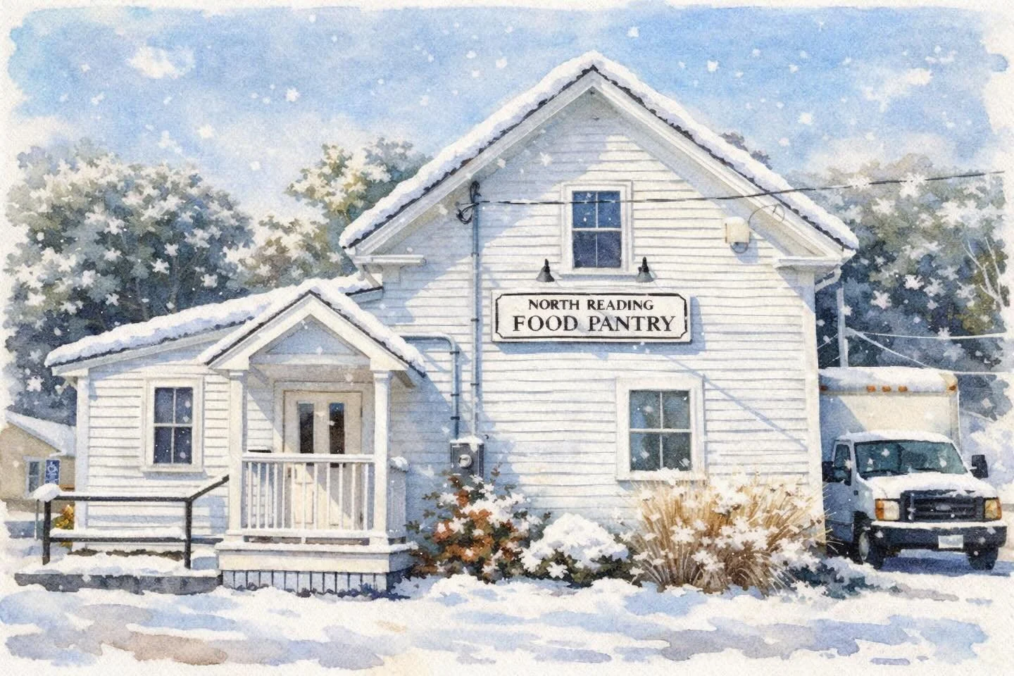 Thank you to our incredible volunteers who rearranged schedules, moved literal mountains (of snow!) and showed up today so that we could serve our neighbors in need. 

We are 100% volunteer-run, and on days like today, we are reminded that everything